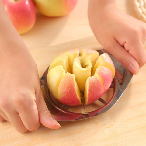 (Pack of 2) Stainless Steel Apple Cutter Slicer