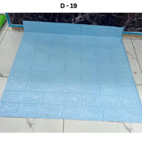 3D Brick Design Self-Adhesive Waterproof Foam Sheet 3D PE Foam Wallpaper